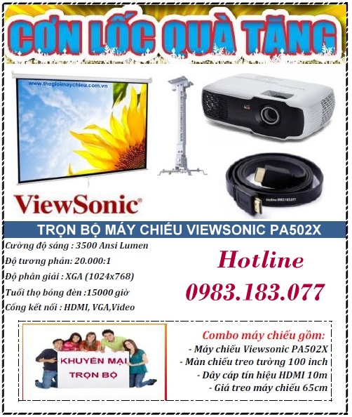 Ảnh mô tả Trá»n bá» máy chiếu Viewsonic PA502X