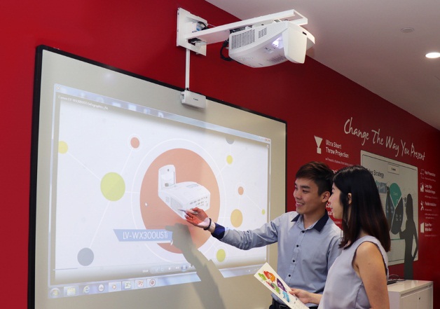 Máy chiếu tương tác thông minh cho văn phòng và trường học