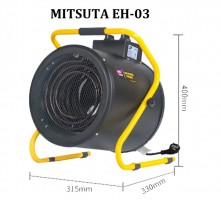 Quạt sấy gió nóng Mitsuta EH-03