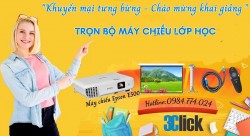 Trọn bộ máy chiếu lớp học Epson EB-E500