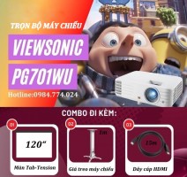Trọn bộ máy chiếu Viewsonic PG701WU