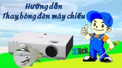 Hướng dẫn cách thay bóng đèn máy chiếu