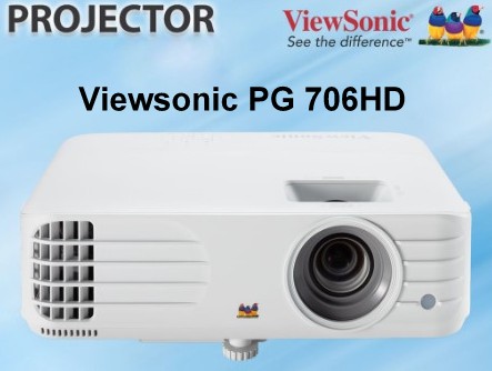 Trọn bộ máy chiếu Viewsonic PG706HD