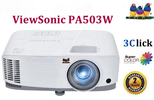 Trọn bộ máy chiếu HD Viewsonic PA503W