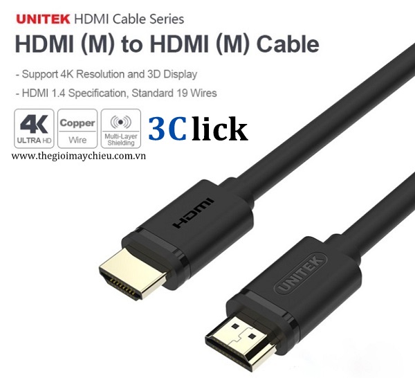 Dây cáp HDMI Unitek 5m
