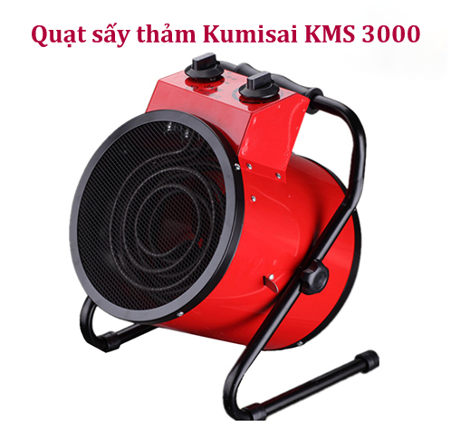 Quạt sấy thảm hơi nóng Kumisai KMS 3000