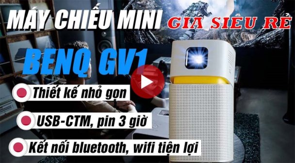 Đánh giá máy chiếu mini BenQ GV1