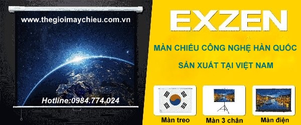 Màn Chiếu Exzen Công Nghệ Hàn Quốc Sản Xuất Tại Việt Nam