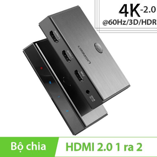 Bộ chia HDMI 2.0 1 ra 2-Ugreen 50707