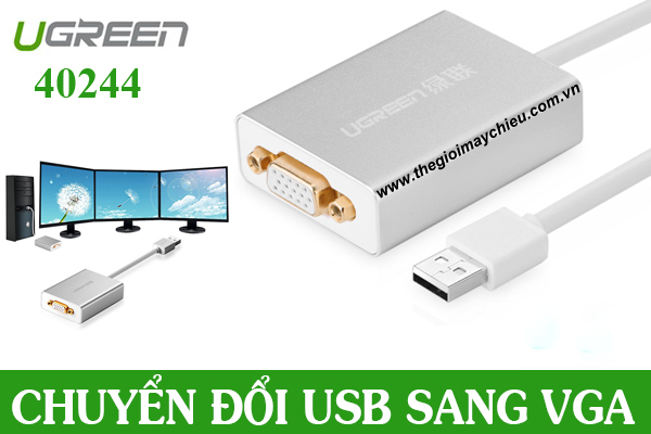 Cáp USB 2.0 to VGA Ugreen 40244
