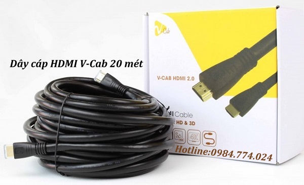 Dây cáp HDMI 20m V-CAB