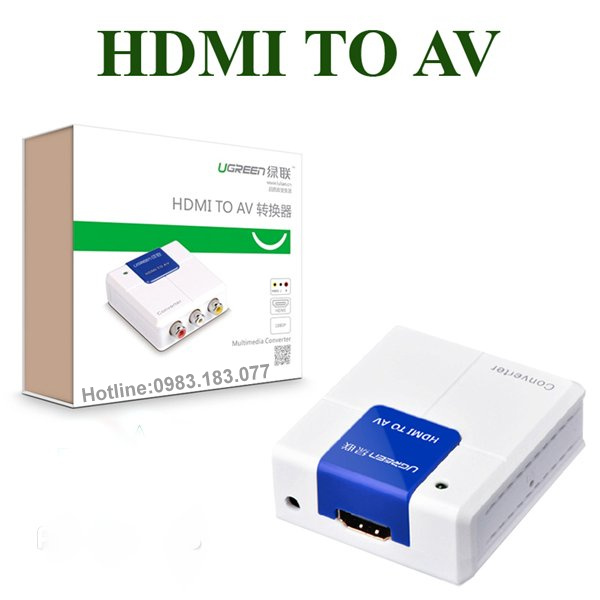 Bộ chuyển đổi HDMI sang AV - Ugreen 40223